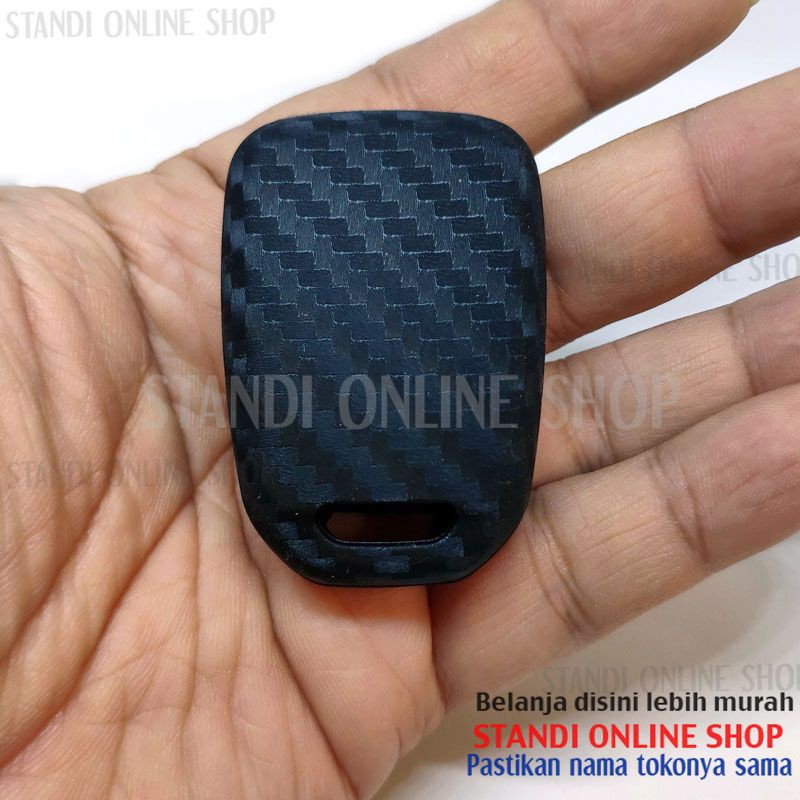 Kondom Kunci Silikon Carbon Remote Honda New Brio Mobilio BRV HRV Jazz