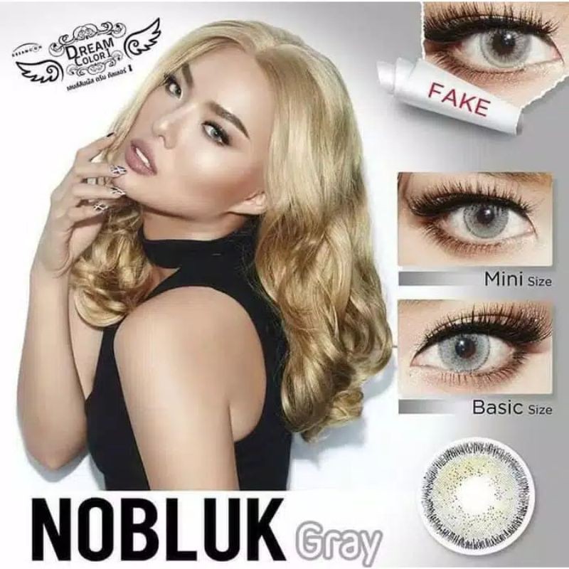 SOFTLENS NOBLUK ONLY PLANO READY (GREY,BROWN,BLUE)