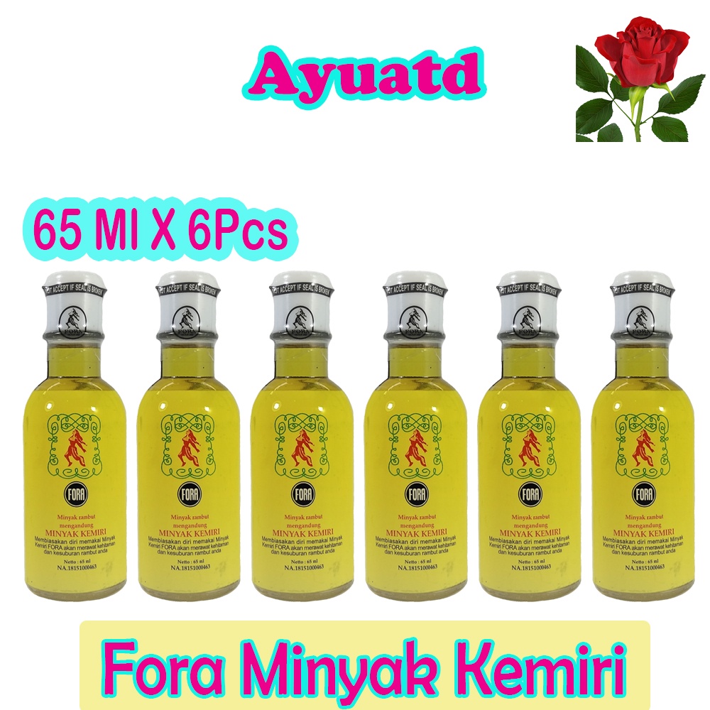 Minyak Kemiri Fora 65ml (banded 6 botol)