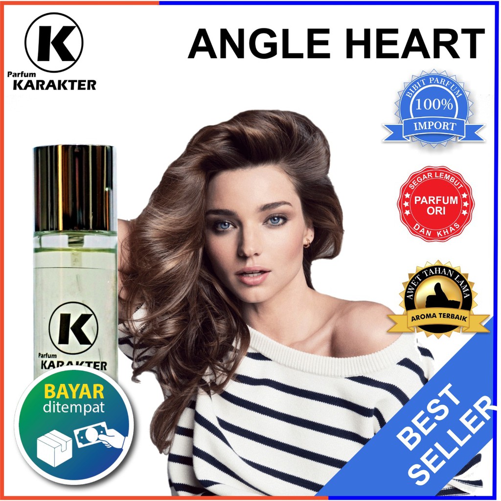 Parfum Cewek Angle Heart  Bibit Parfum Import Wangi &amp; Tahan Lama  kemasan 30ml | Bisa Cod | Terlaris