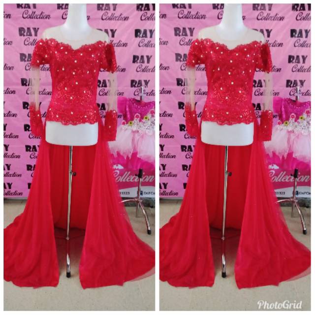 Kabaya ekor/gaun ekor/ ekor kebaya