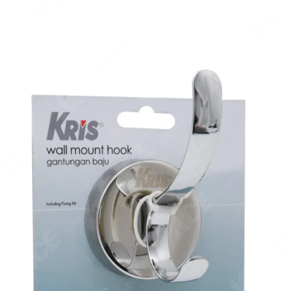 Ace Kris Gantungan Dinding Double Hook Robe 6.3x6x10 Cm