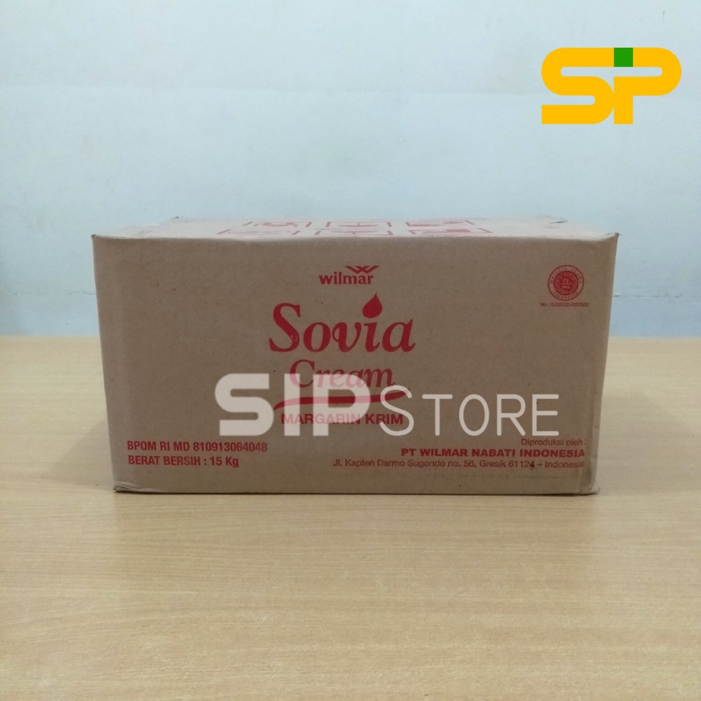 SOVIA Cream Margarine / Margarine Cream / Margarin Krim / Mentega @15kg