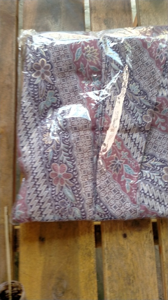 Daliyu Rok Remple Motif Batik Karet Pinggang Siap Pakai / M-l Xl-xxl