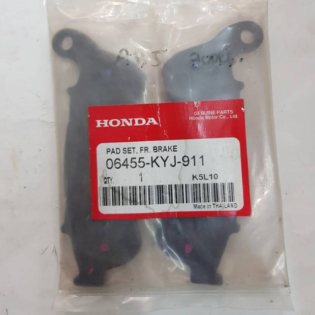 Kampas rem cbr 250 fi ABS original honda thailand