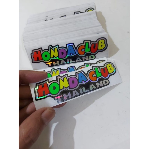 STICKER stiker CLUB THAILAND cutting