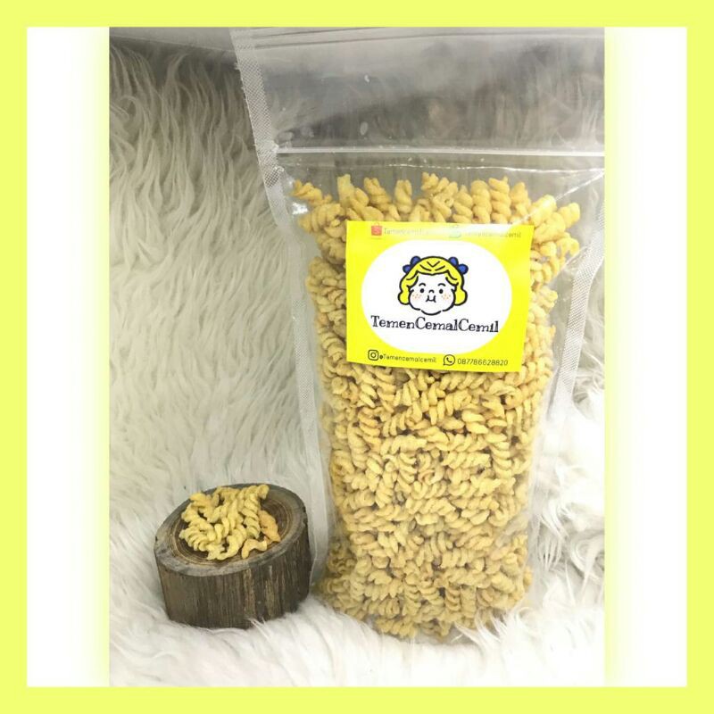 

MACARONI / MAKARONI SPIRAL ORIGINAL ( TIDAK HAMBAR ADA SEDIKIT ASIN) 350 GRAM