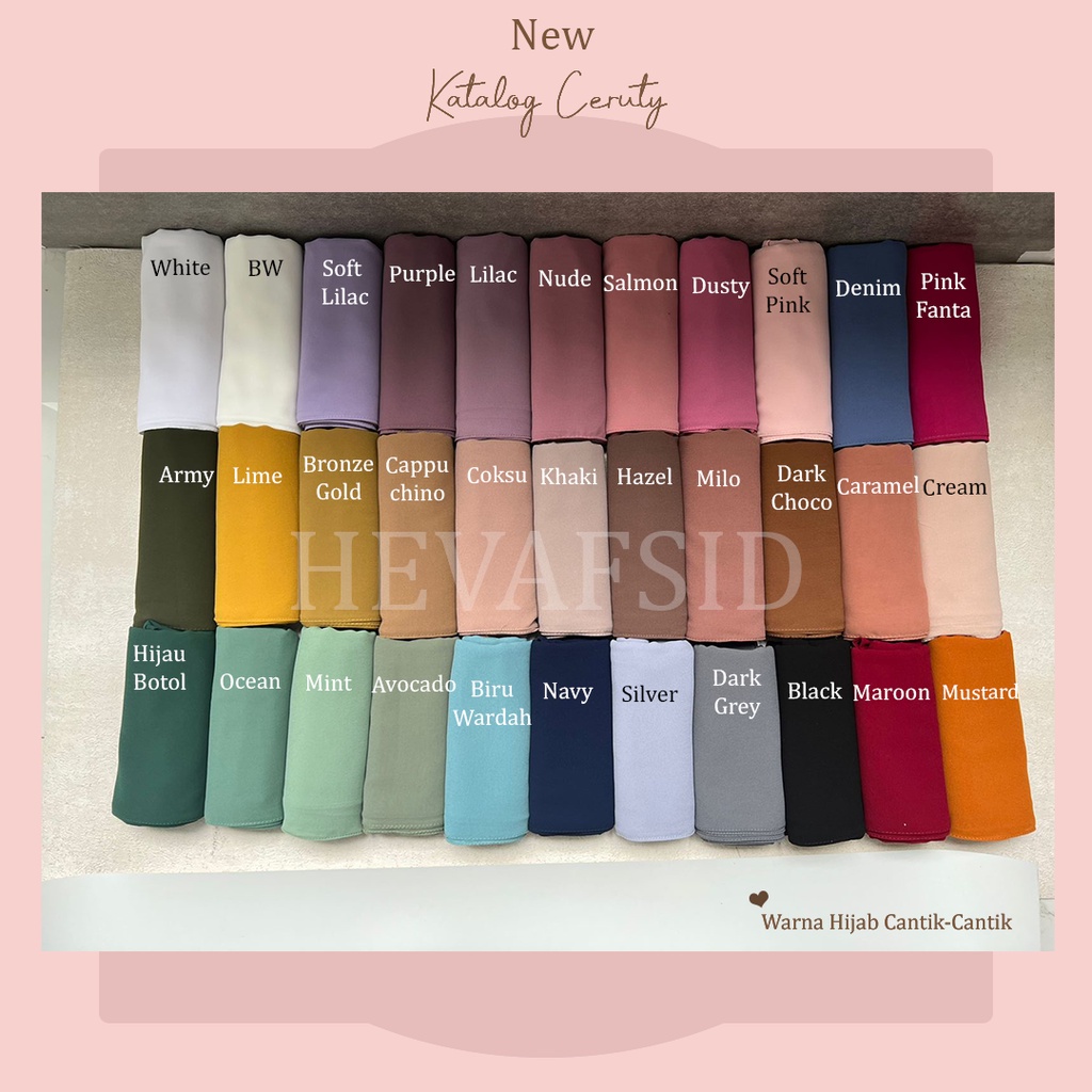 Pashmina Ceruty Instant Melayu Tali