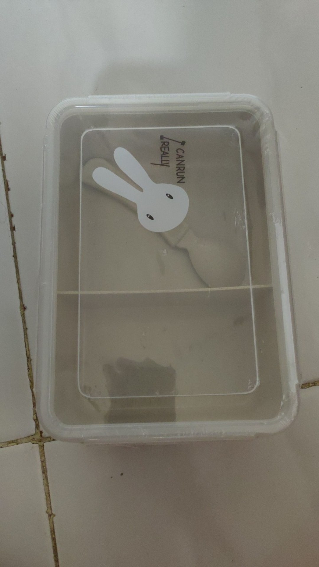 Kj !! Tempat Makan Lunch Box Ompreng Motif Rabbit Bpa Free 2850