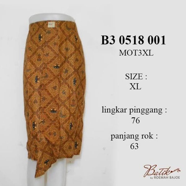ROK SAMIR PENDEK B30518001 . ROK SPAN BATIK . BAWAHAN WANITA MODERN NIKMATI
