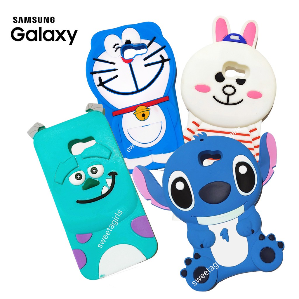 Casing Silicon 3D untuk Samsung Galaxy J5 Prime - Samsung Galaxy A3(2017) - Samsung Galaxy A5(2017) - Samsung Galaxy A7(2017) - Samsung Galaxy C9 Pro / Case Boneka / Rubber Case 4D / Bisa bayar ditempat - sweetacase.id