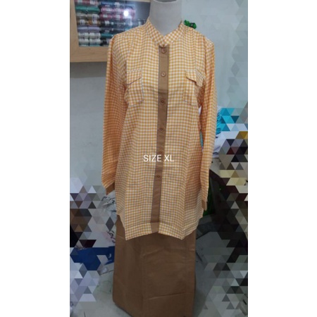 z SANTRI PESANTREN SANTRIWATI SETELAN BAJU ROK BAJU HARIAN BAJU ANDROK GONTOR XL