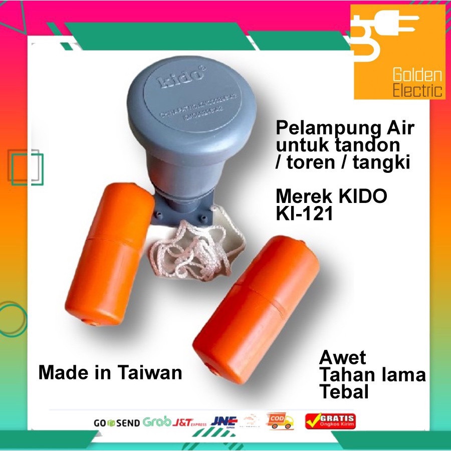 Radar Pelampung Air Otomatis Kido KI-121 Tangki Toren Tandon Taiwan