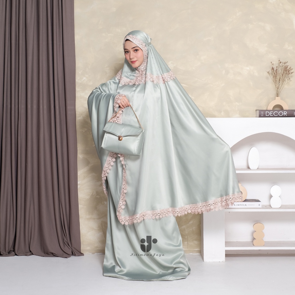 Mukena Sutra Renda Premium AMANDA