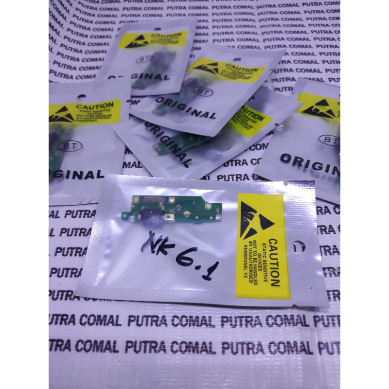 NOKIA 6.1 TA-1043 PAPAN FLEX PCB KONEKTOR CONEKTOR MIC MIK PORT USB CAS CHARGER NOKIA 6.1 TA1043