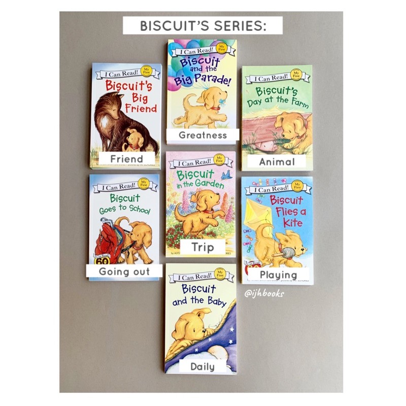 buku I CAN READ tentang anjing Biscuit bahasa inggris