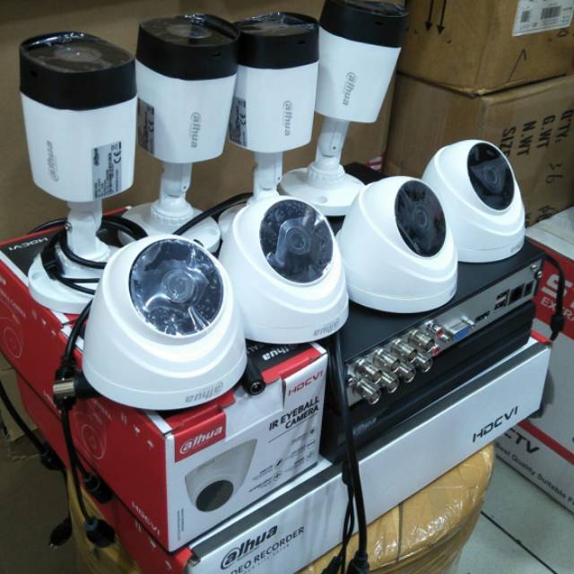 Promo paket cctv 8ch 2mp 1080 full hd dahua hdcvi murah