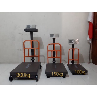 Jual Timbangan Digital Wesco 150kg Timbangan Lantai Kiloan Gabah Rosok ...