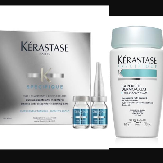 PROMO MURAH kerastase specifique cure apaisante isi 12 u/kulit sensitif HEMAT20%