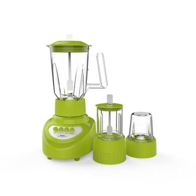 MASPION MT Blender Plastik 1,5 Liter With Dry &amp; Wet Mill - 3in1 3 Tabung 1523 PL - Garansi Resmi 1 Tahun