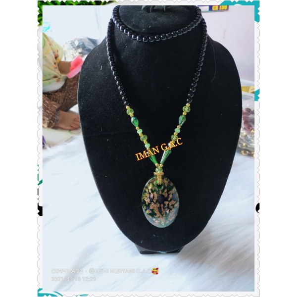 kalung hijab.kalung fashion wanita.kalung modis.kalung panjang manik.kalung giok kaca premium