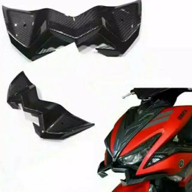 WINGLET AEROX KARBON NEMO / SIRIP BAWAH LAMPU AEROX