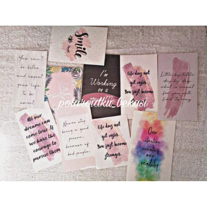 

(BISA COD) STIKER MOTIVASI ISI 10 PCS MURAH