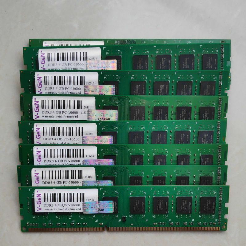 ram vgen ddr3 2gb / 4gb pc 10600 1333mhz