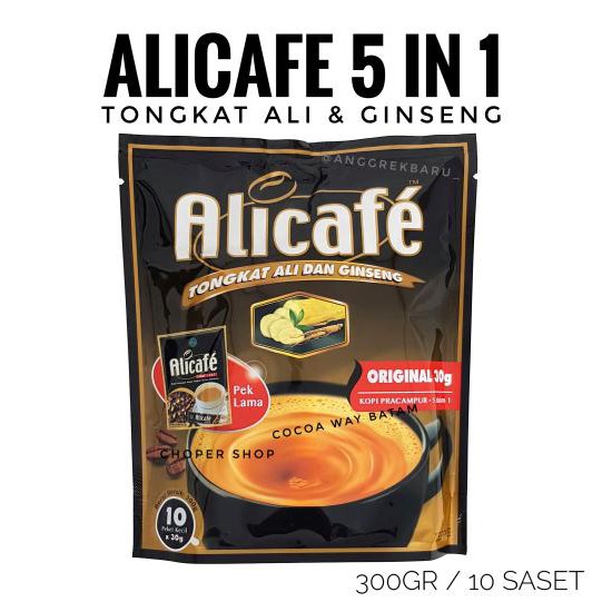 

Ali Cafe Tongkat Ali dan Gingseng 300gr