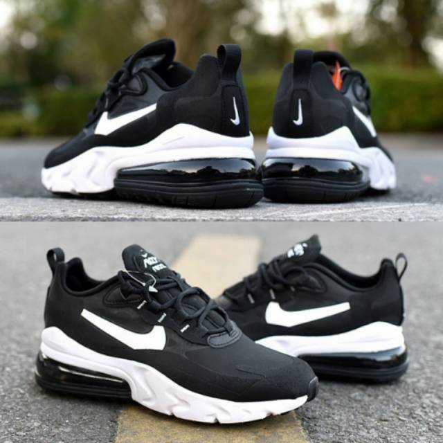 nike 270 react eng black and white