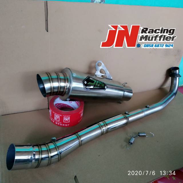 KNALPOT RACING JRM VEGA JUPITER Z JUPITER MX REVO SUPRA125