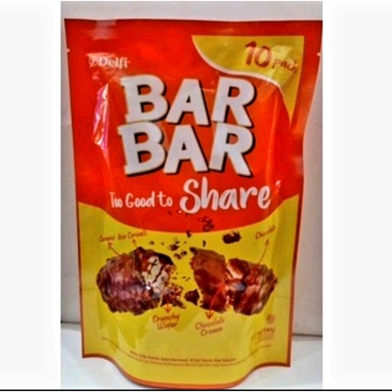 

(PACK) Bar Bar Delfi Share It 10 pcs