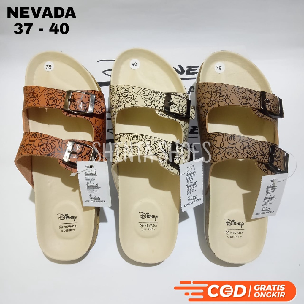 SANDAL WANITA NEVADA DISNEY MOTIF MICKEY MOUSE