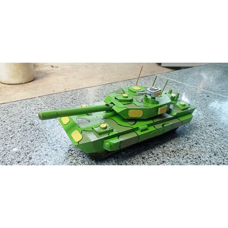 miniatur Tank Leopard TNI-AD