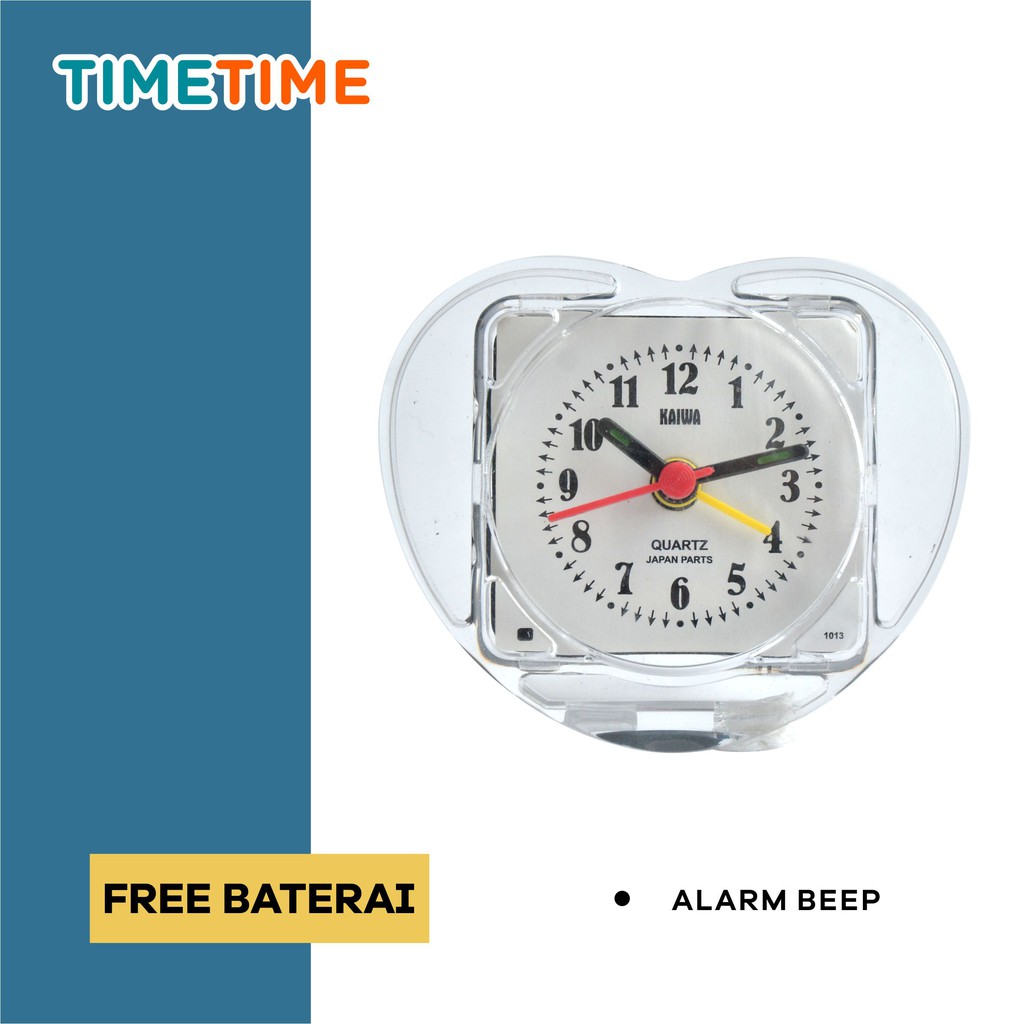 Jam Meja Weker Alarm Bentuk Unik Lucu Analog Alarm Clock Murah FREE BATERAI