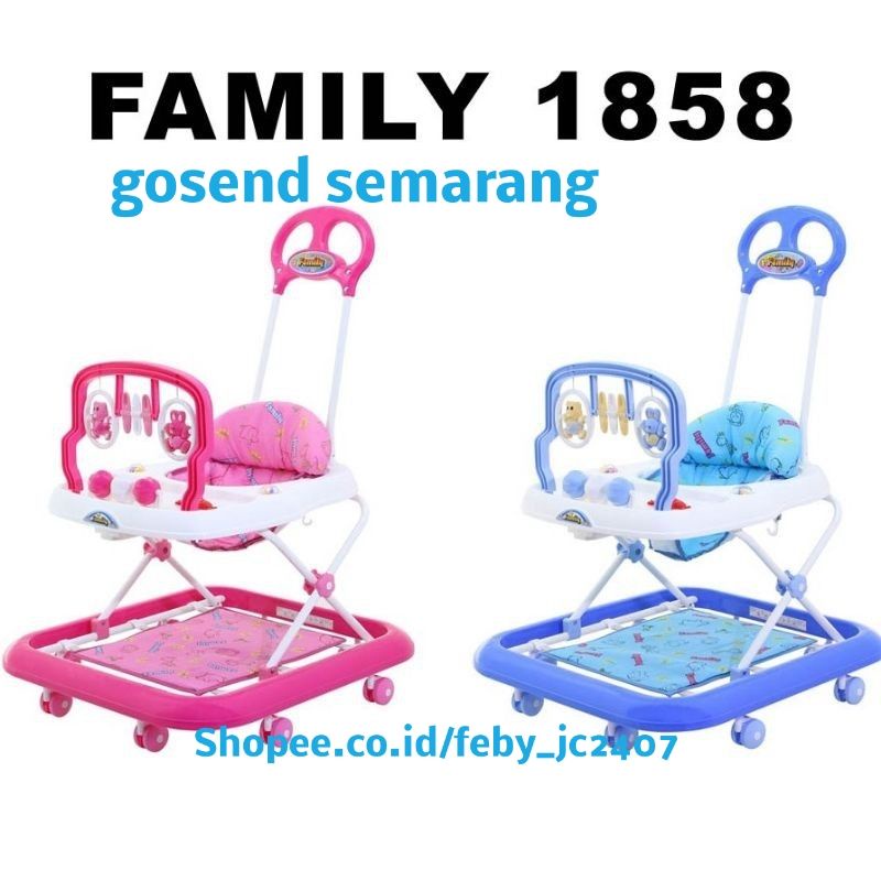 Baby Walker family 1858 apolo apollo alat bantu jalan bayi