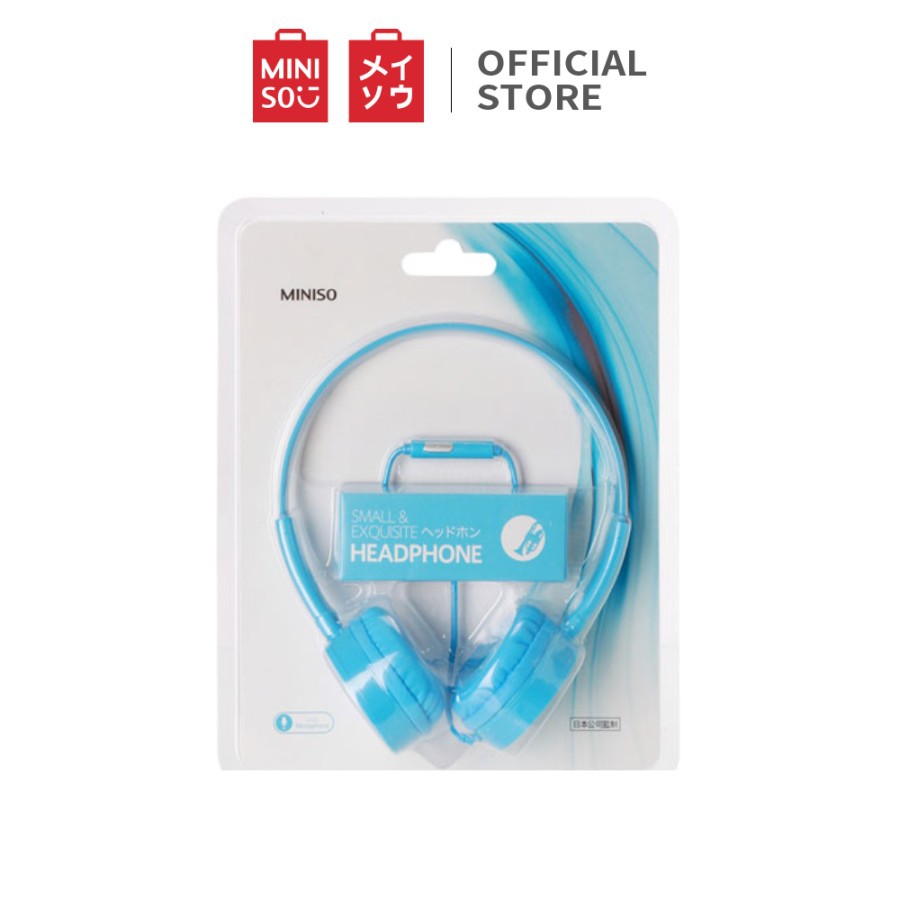 MINISO Headphone with Microphone and Volume Control Folding Lightweig