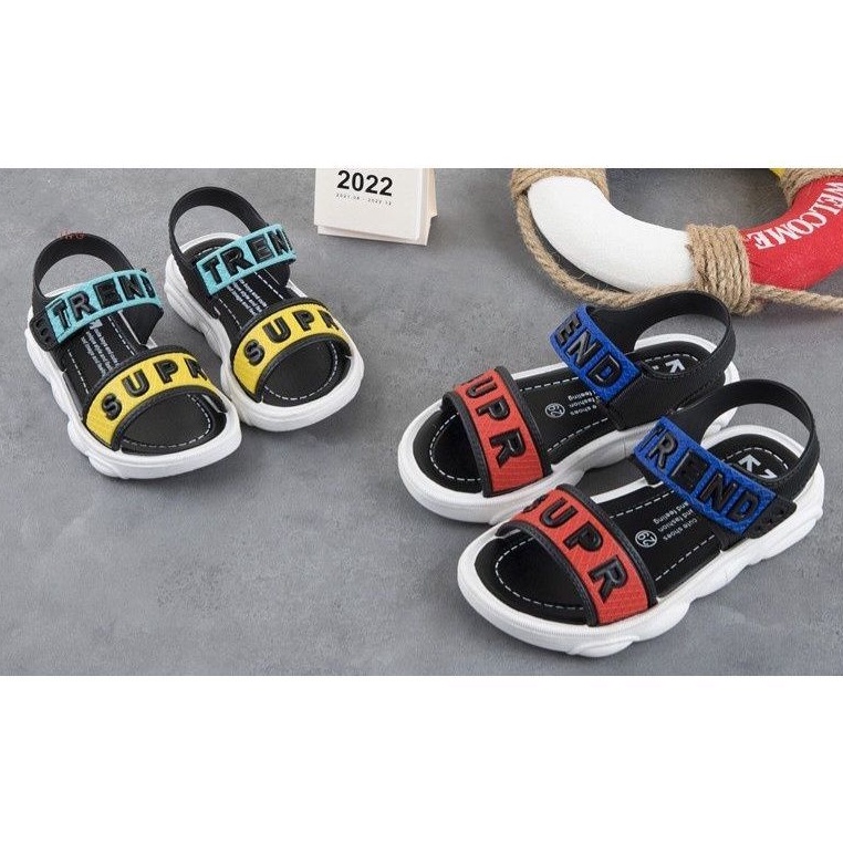 Medan Termurah KD037 (Size 24-33) Sendal import jelly Sandal anak laki laki import