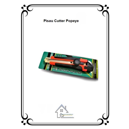 

Pisau Cutter Popeye, Alat Potong - Pisau Potong Kertas Popeye