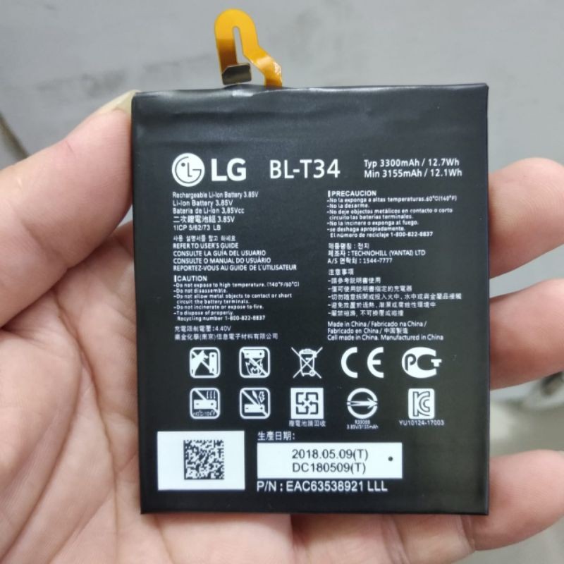 Baterai Batre Battery LG V30 BL-T34 Original
