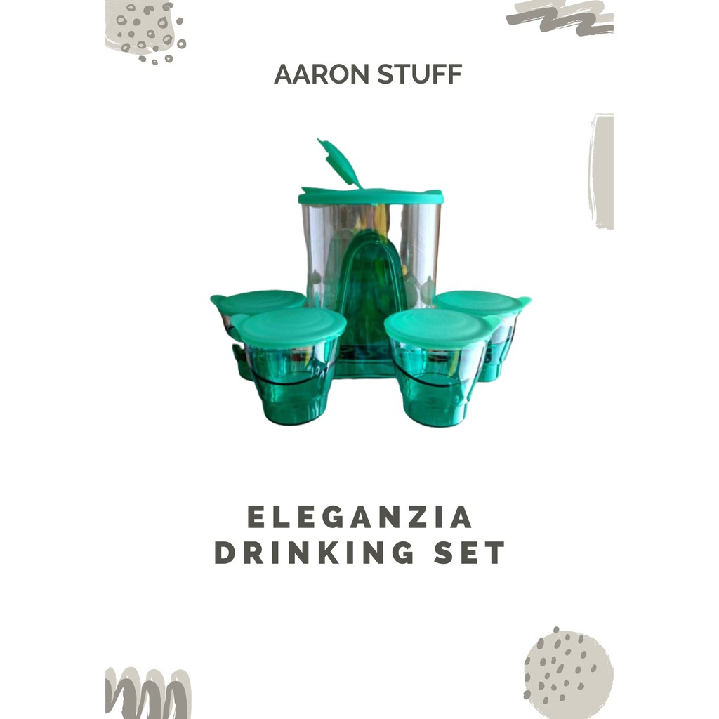 Eleganzia Drinking Set (5 Pcs)/ Gelas dan Teko T-U-P-P-E-R-W-A-R-E