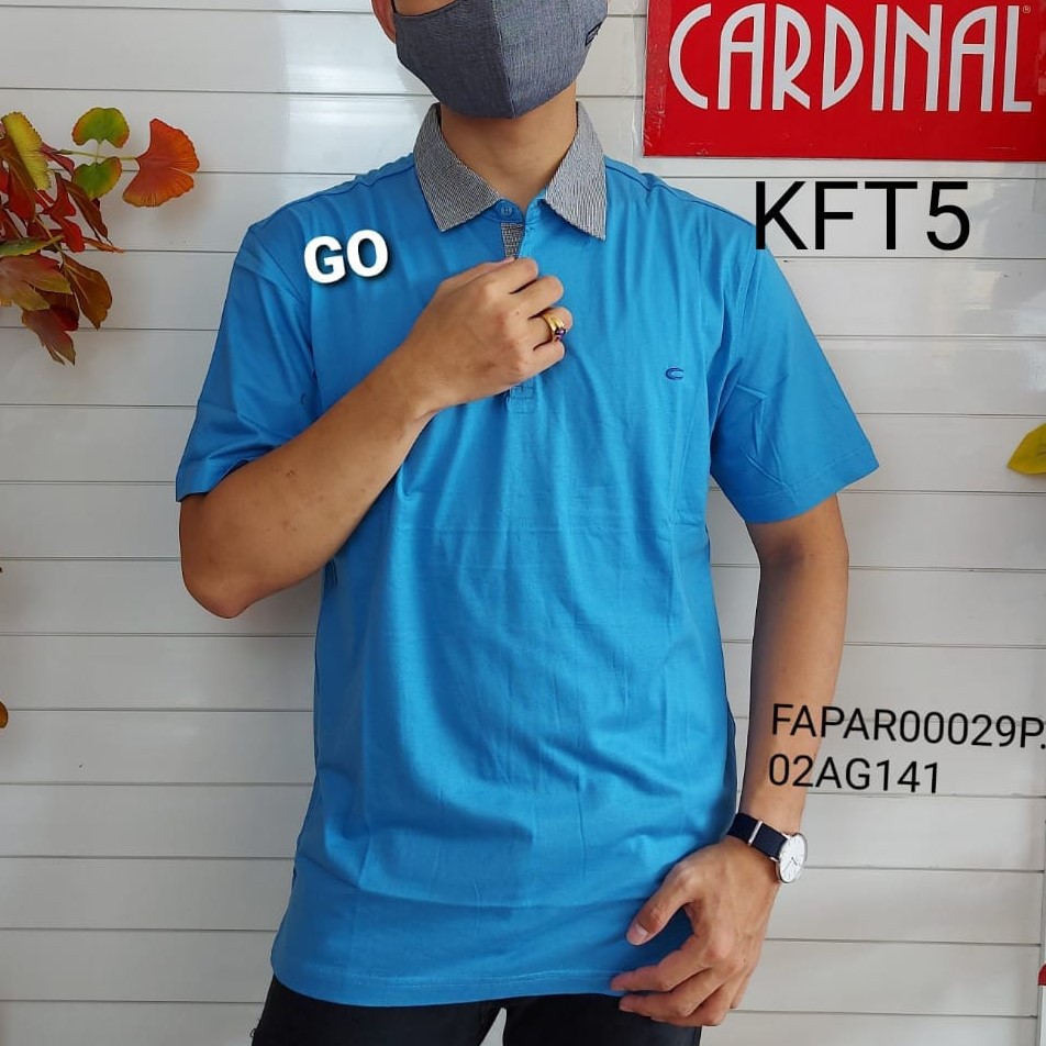 gof KFT CARDINAL FORMAL TSHIRT Pakaian Pria Atasan Kaos Polo T-shirt Casual Original Lengan Pendek