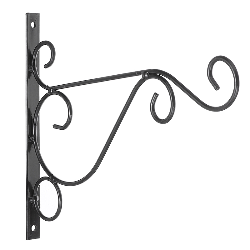 Lampu Taman Besi Tanaman Gantungan Hooks Pot Hook Holder Wall Decor Nordic Tempel Dinding Gantung Metal Hanging Basket Bracket