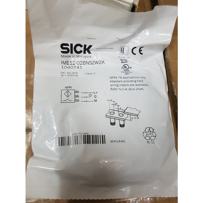 {SellerStore} Proximity Sensor SICK IME12-02BNSZW2K P/n.1040741 Diskon