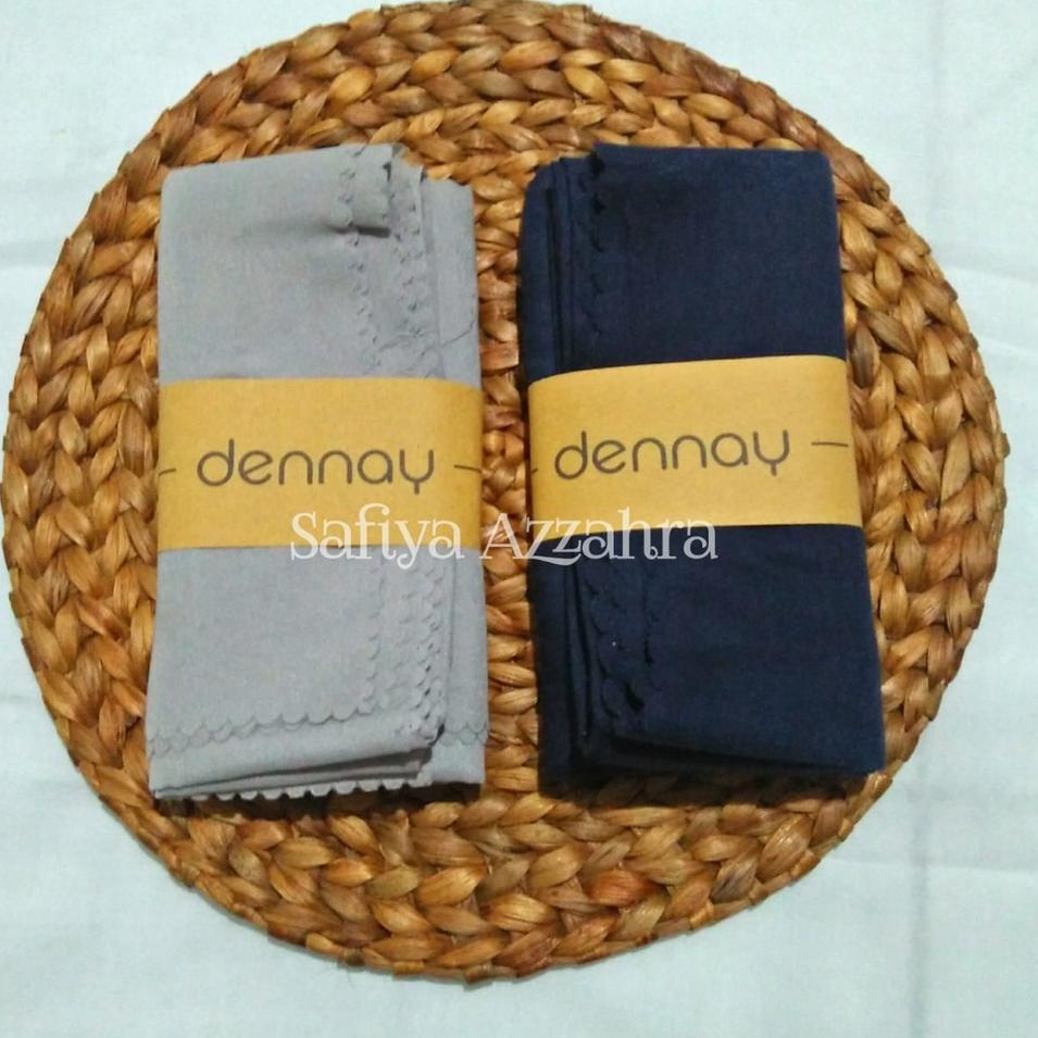 Penawaran Spesial,, KERUDUNG DENNAY POLOS ORI Voal Ultrafine Jilbab Hijab Segi Empat Segiempat Denay