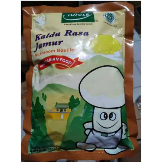 

Micin jamur penyedap masakan kaldu (Totole) 200gram vegetarian