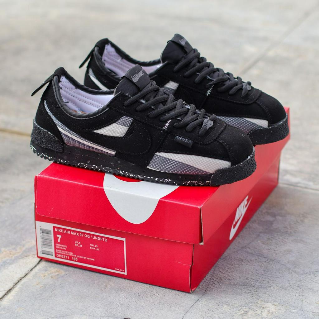 SEPATU HITAM UNION LA X CORTEZ / SEPATU UNION LA X CORTEZ IMPORT