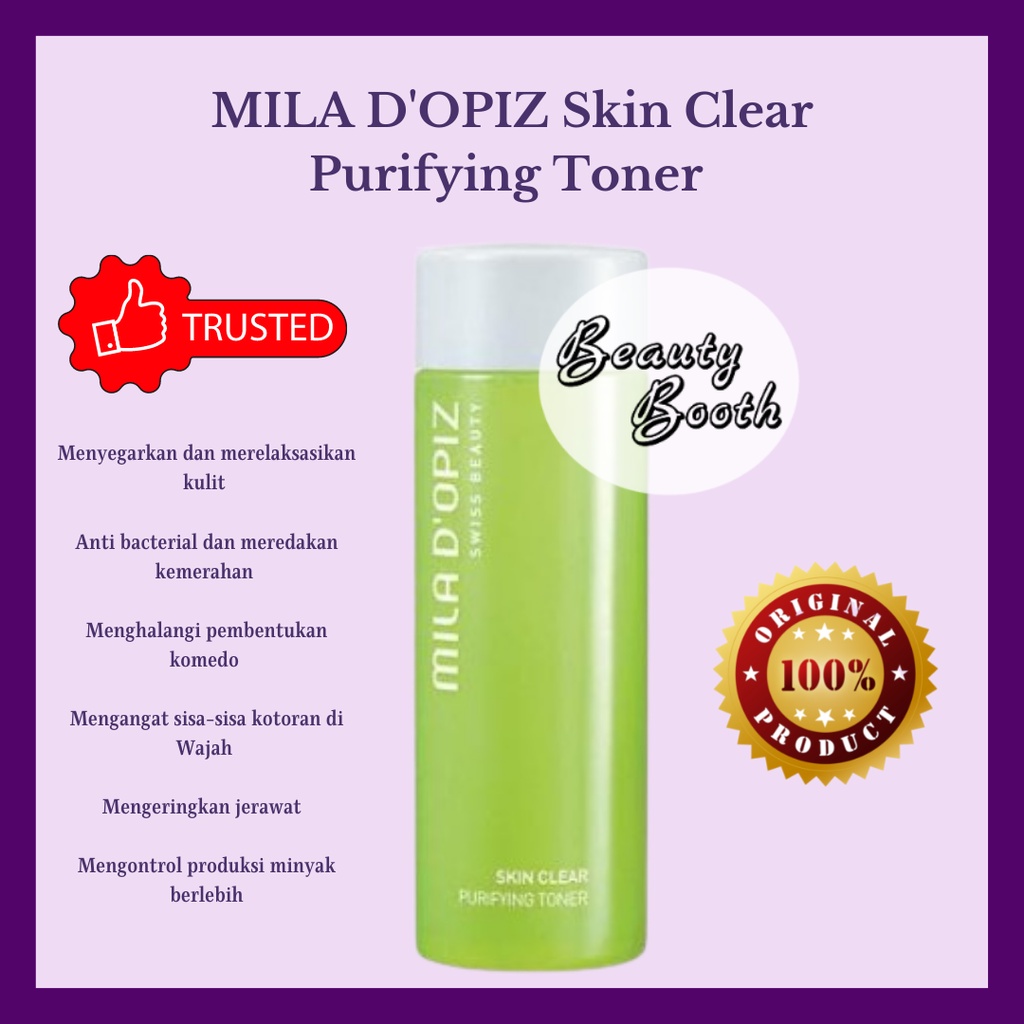 MILA D'OPIZ Skin Clear Purifying TONER 200ml / MILADOPIZ Purifying TONER