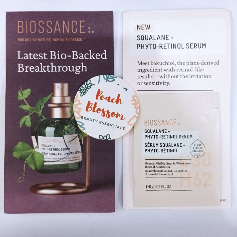 BIOSSANCE Squalane + Phyto Retinol Serum