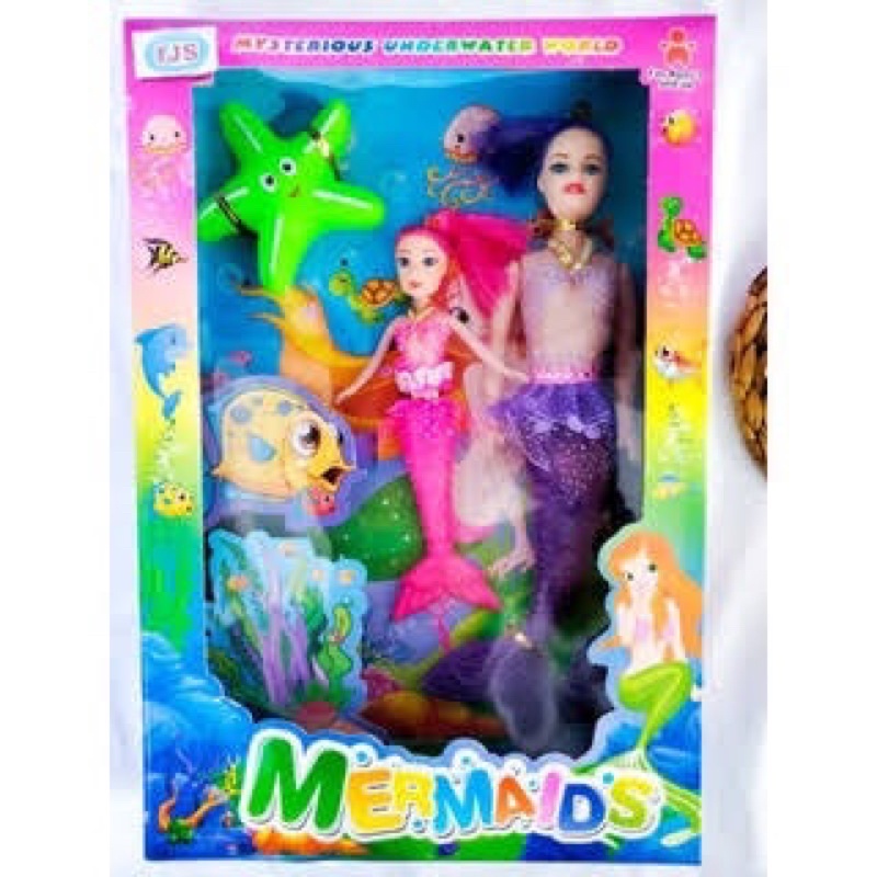 (BISA COD)Mainan Anak Barbi Duyung Mermaids/Foto Asli
